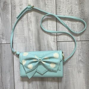 Baby blue Betsey Johnson Crossbody